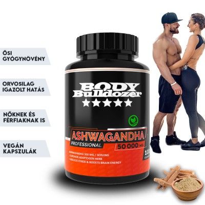Bodybulldozer Ashwagandha Professional 100 kaps - BodyBulldozer