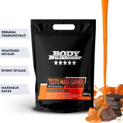  Bodybulldozer Testo Mass Gainer 2000 g - BodyBulldozer-csokold ss vajkaramella